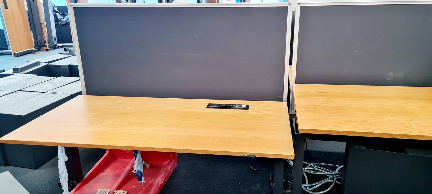 2 Person Electric Sit-Stand Office Desk- W1600 X D800mm