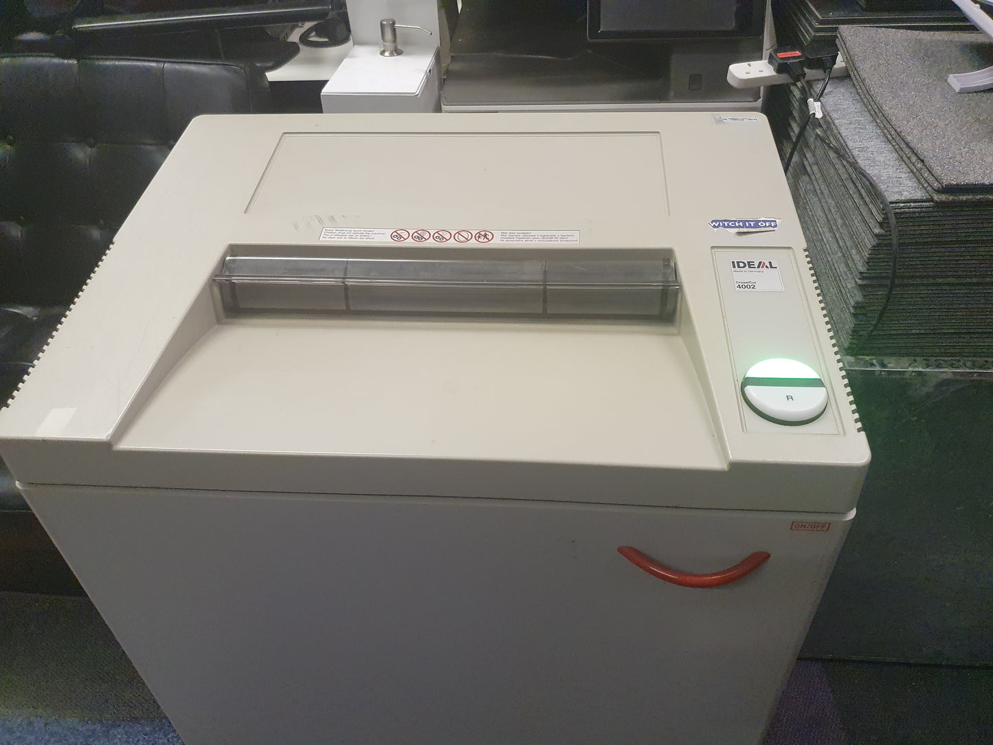 Ideal cross cut 4002 shredder