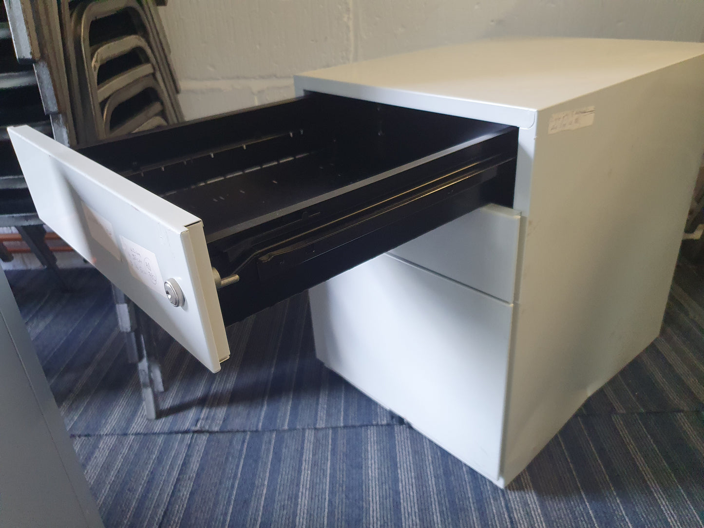 Used Under Desk Drawer in Grey