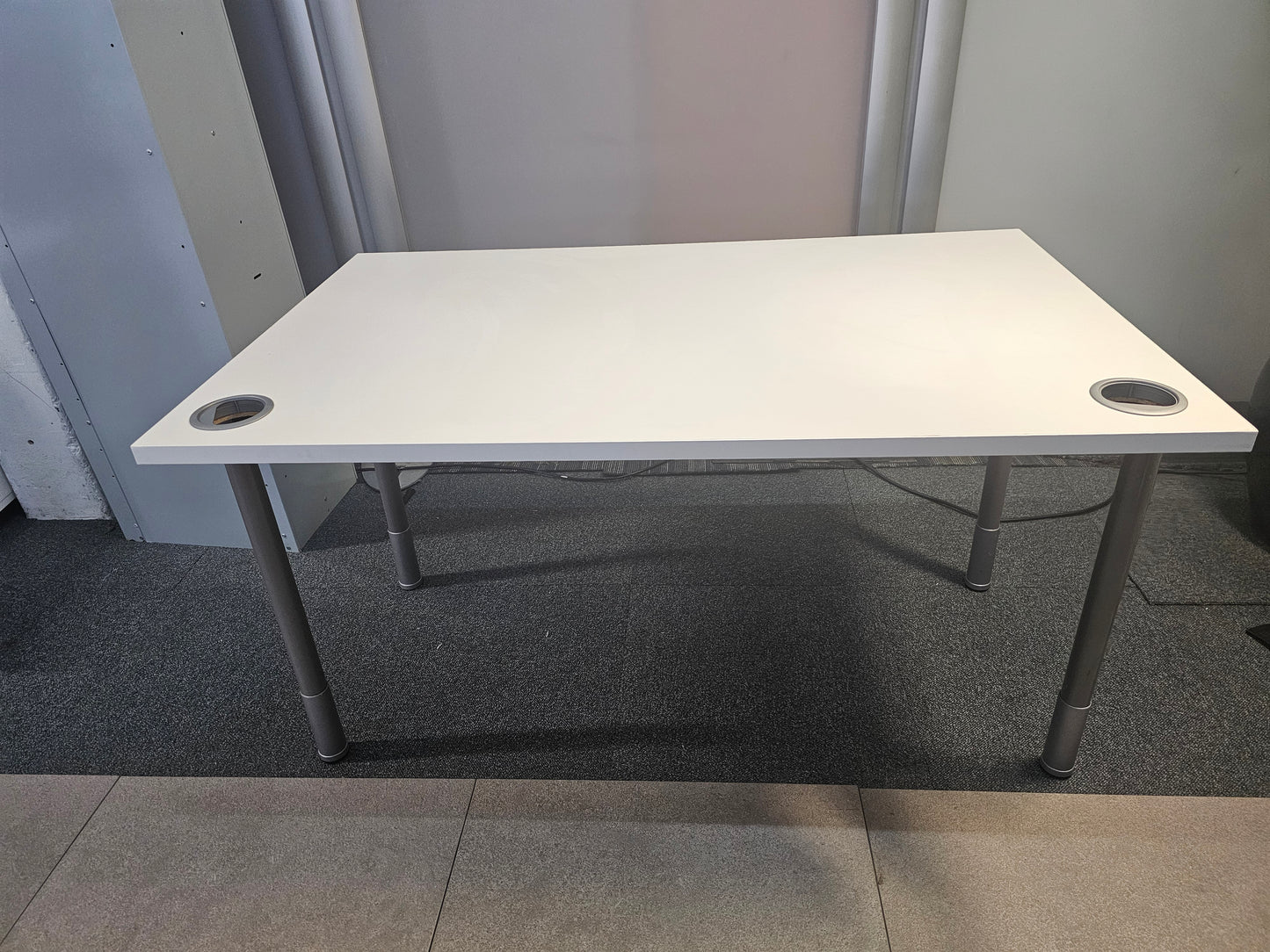 Home office 1200mm desk in white