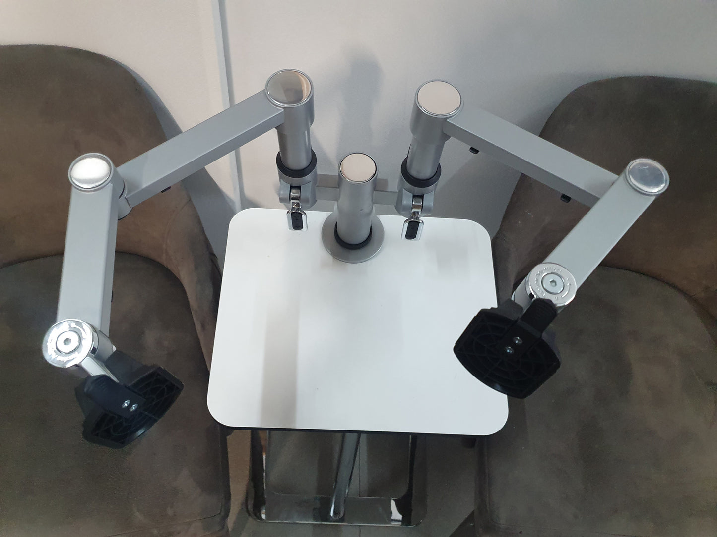 Dual Clamp Monitor Stands