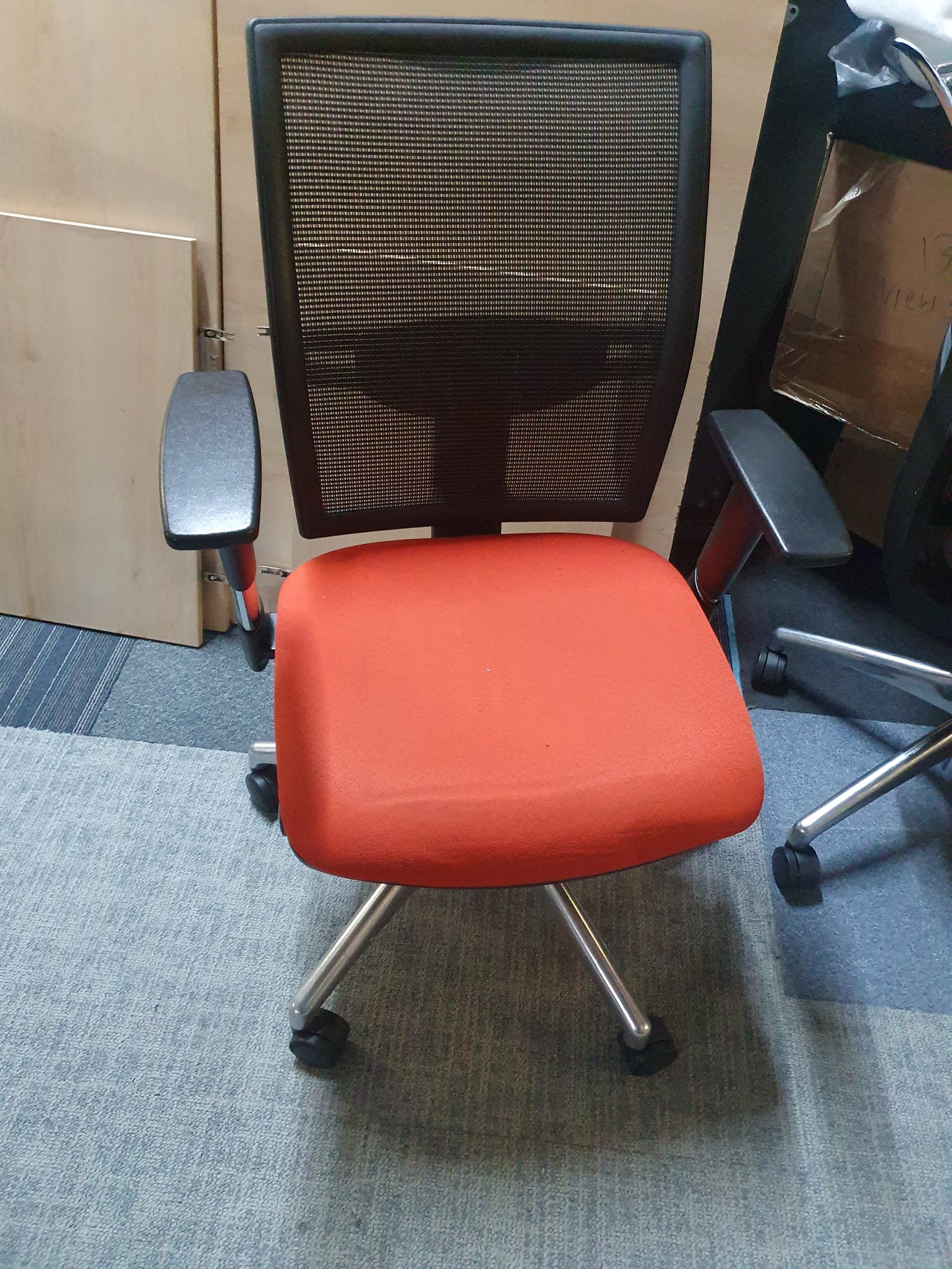 Used Elite Mesh Back Office Chair Black Swivel Computer