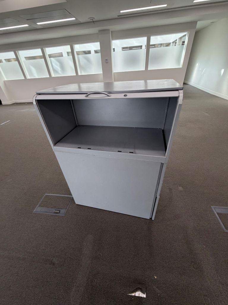 Used Mobile Grey combination pedestal and roller cabinet
