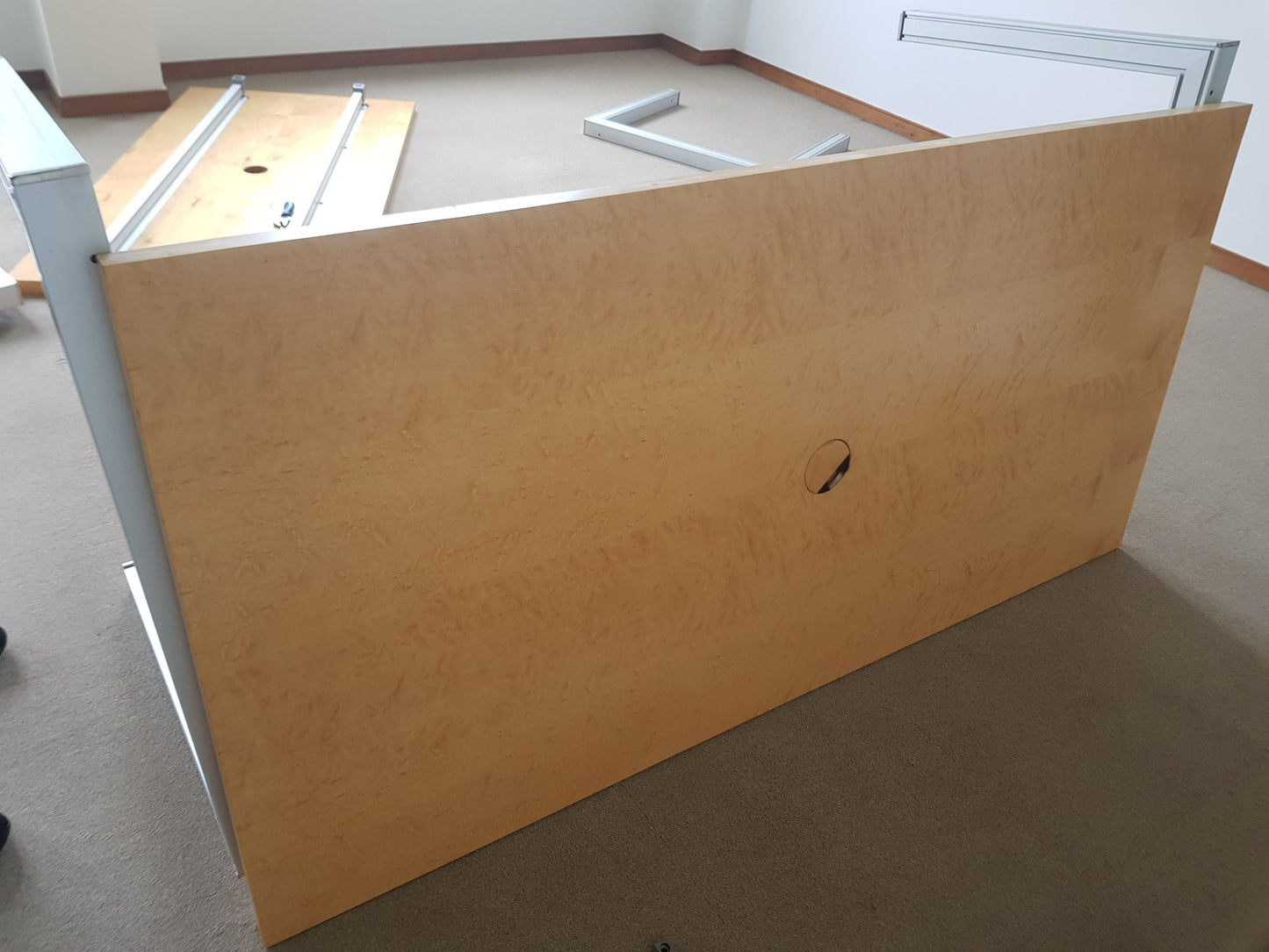 High Quality Wood Finish Meeting Table Seats up to 10 200cm x 90cm