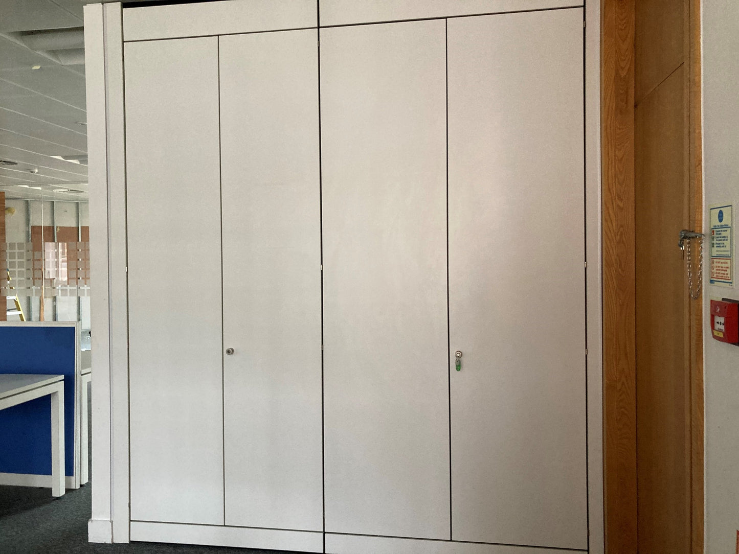 4 door tall double-door office cupboards W240cm H270cm