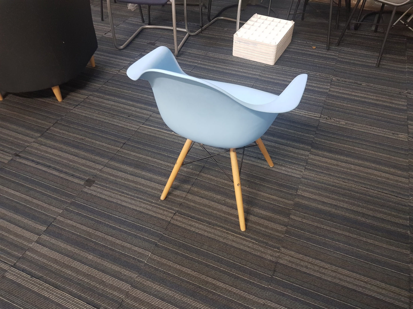 Office Breakout Area Armchair in blue