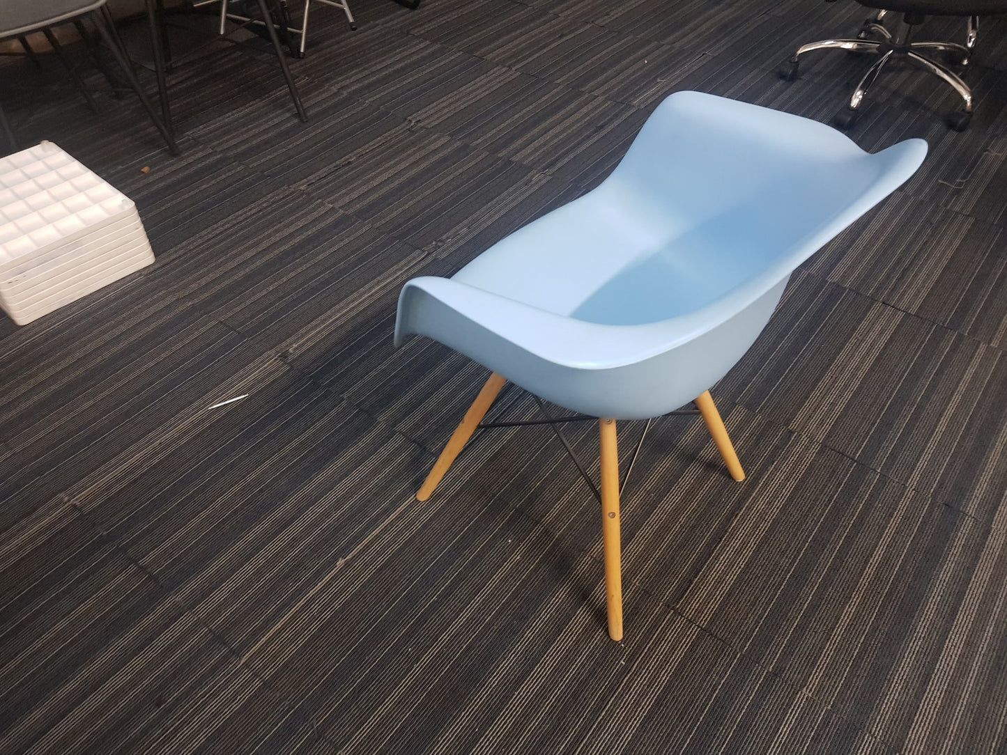 Office Breakout Area Armchair in blue