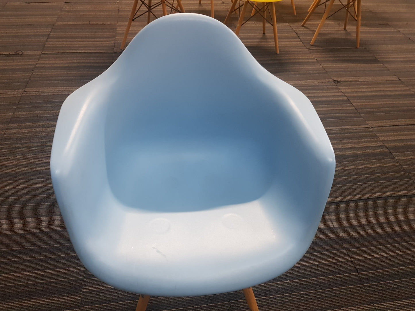 Office Breakout Area Armchair in blue
