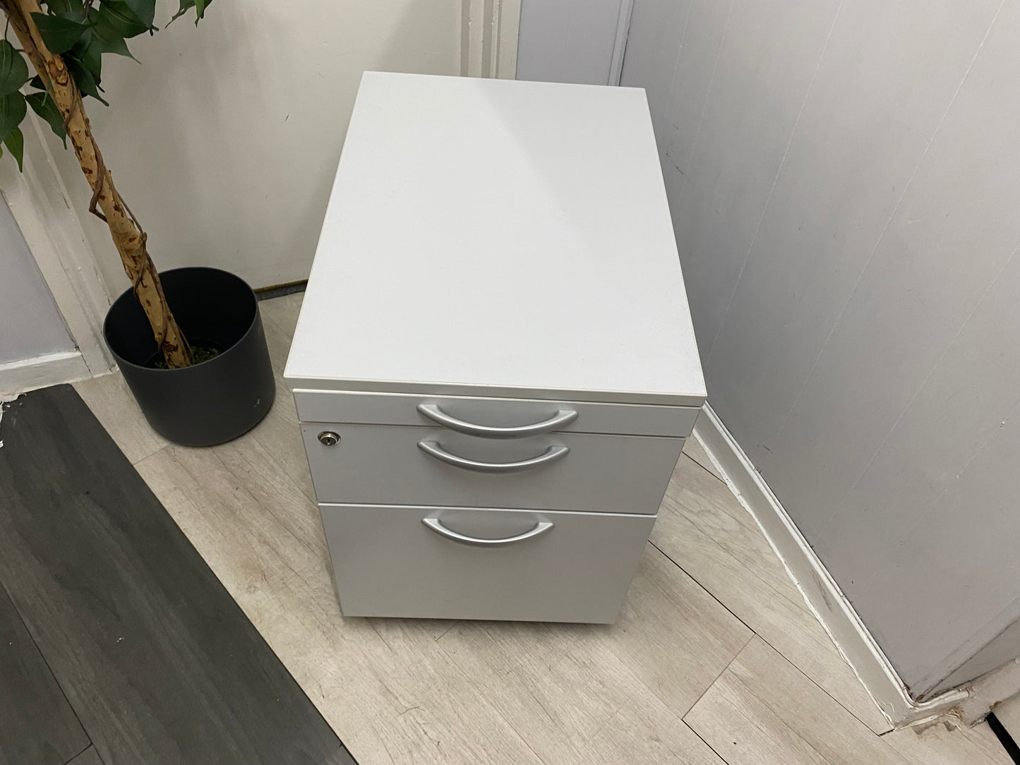 Mobile Under desk 3 Drawer Mobile Pedestal Storage Cabinet, Office Storage