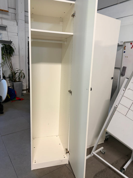 Pre-owned Ikea wardrobes Single white W 50cm D 60cm H 202cm