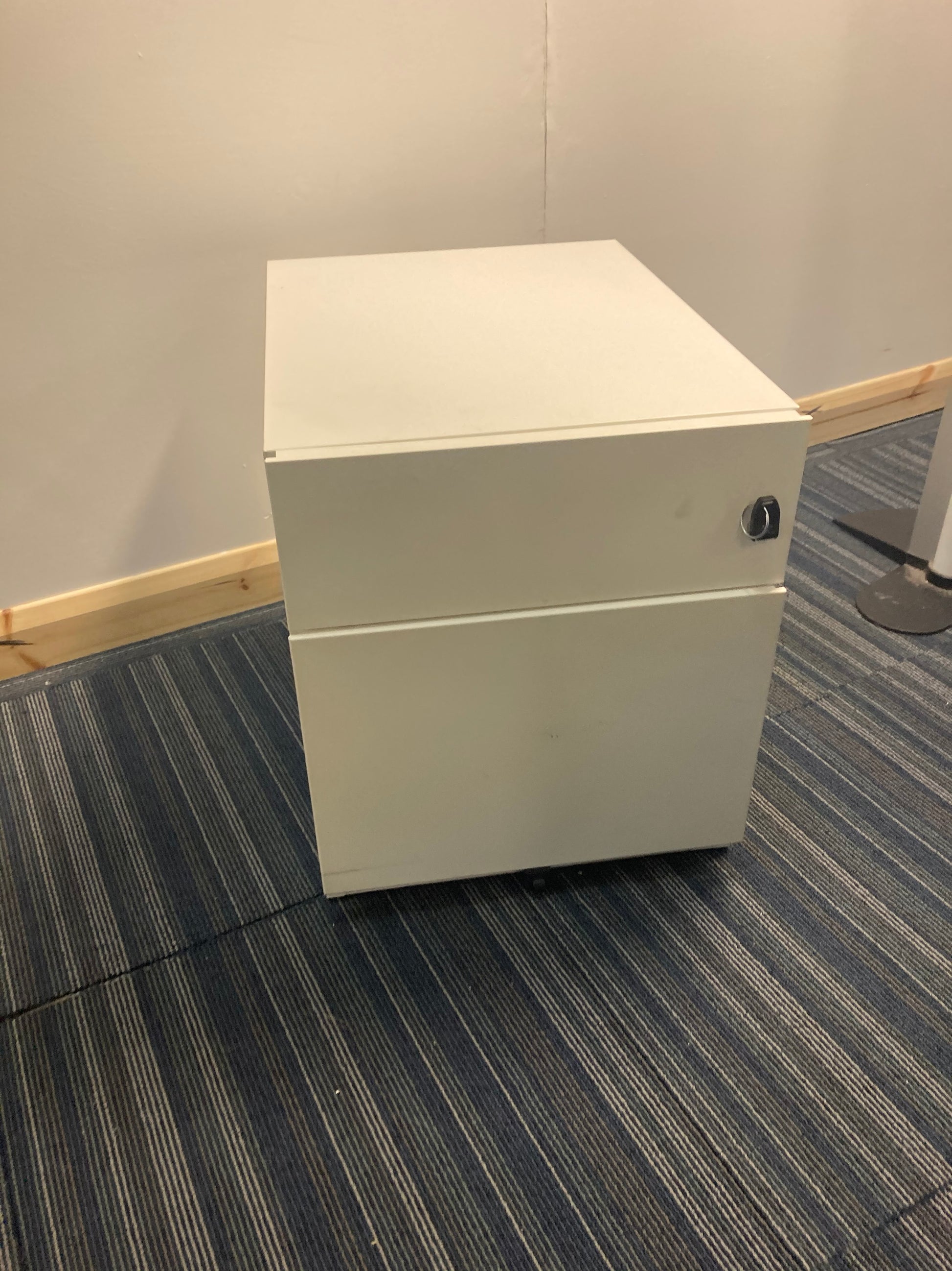 Office pedestal drawers in white