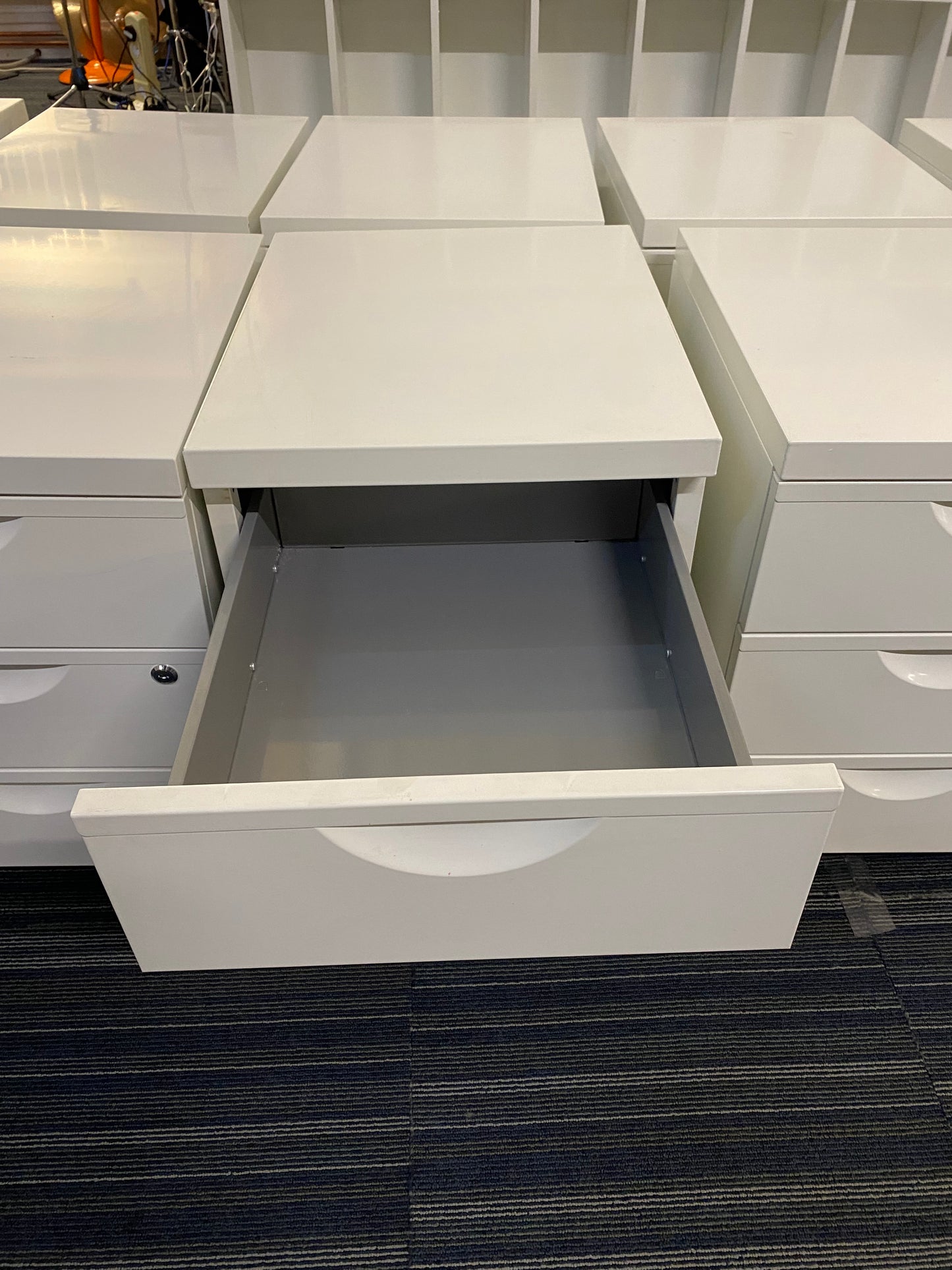 Office Under desk drawer in white with open drawer IKEA ERIK