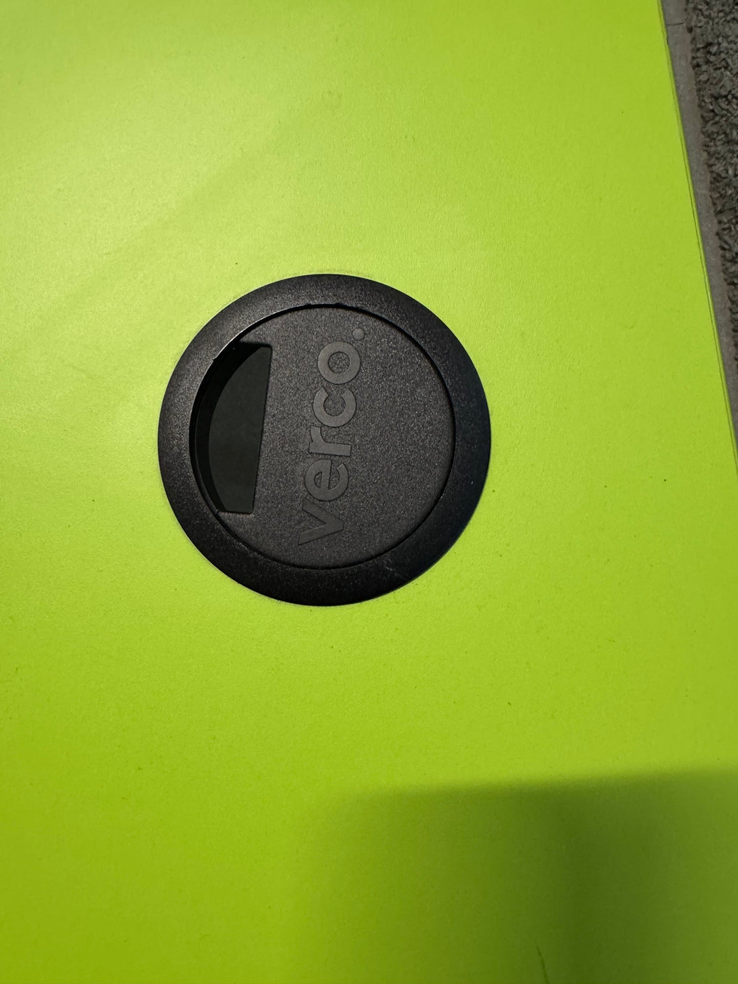 Verco Folding Colour Office Table Mobile lime green conference Desk