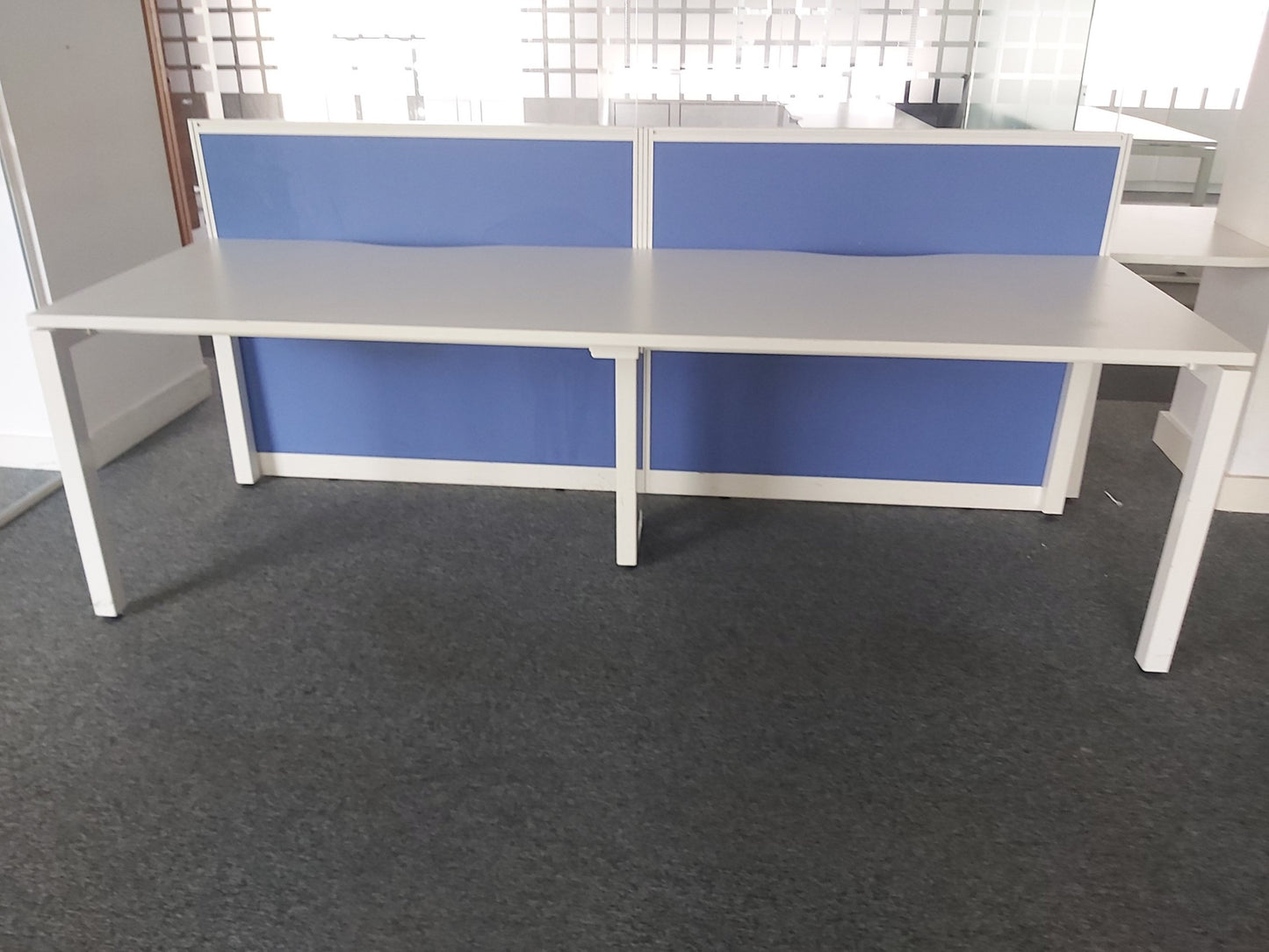 2 seater series bench desk, 240cm x 80cm