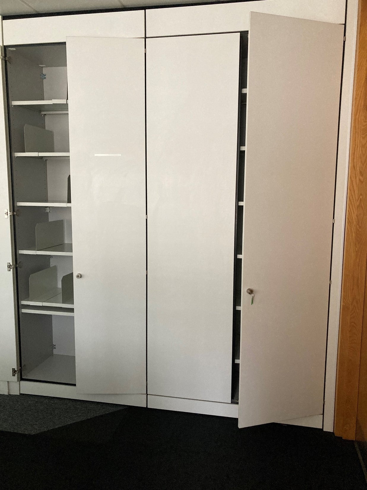 4 door tall double-door office cupboards W240cm H270cm