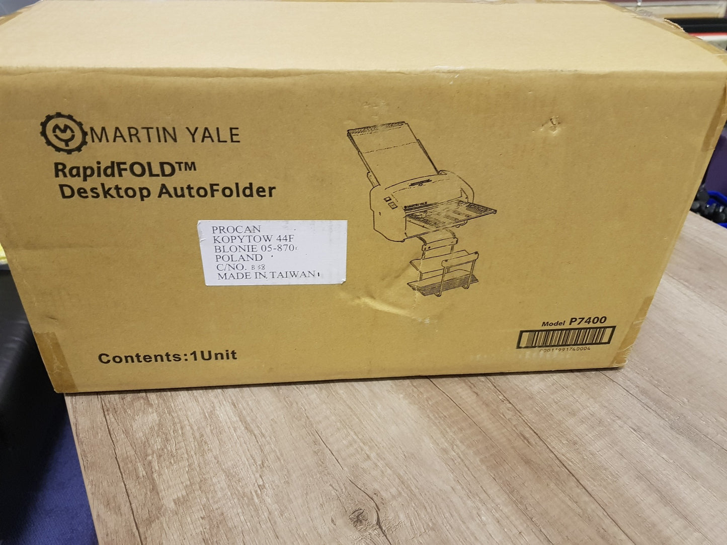 Martin Yale Rapidfold Desktop Auto folder 7400
