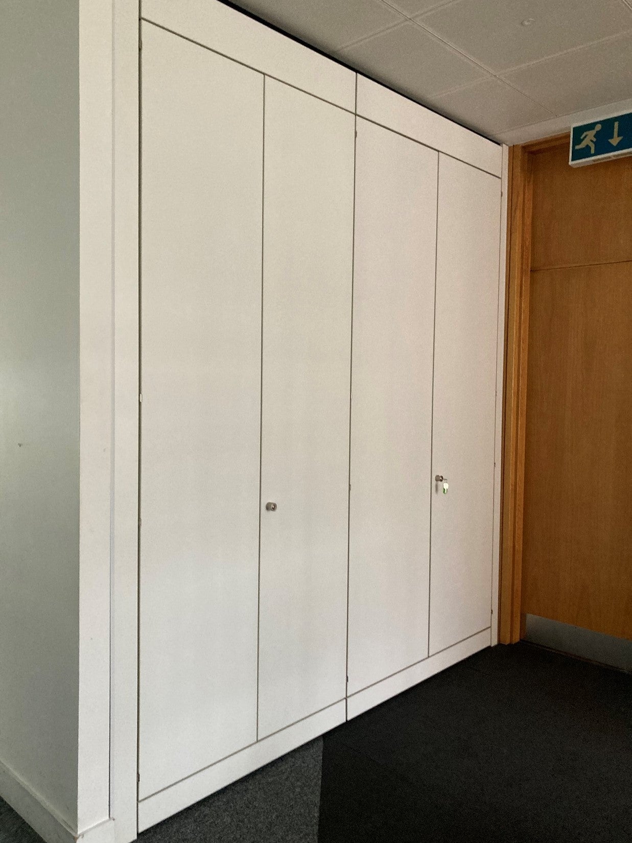 4 door tall double-door office cupboards W240cm H270cm