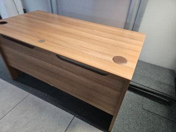 1350mm Light brown Office Computer Desk, Study Workstation