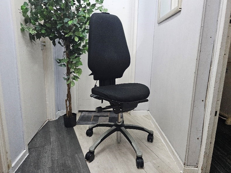 Used Black Admin Task Chair in black by RH Logic