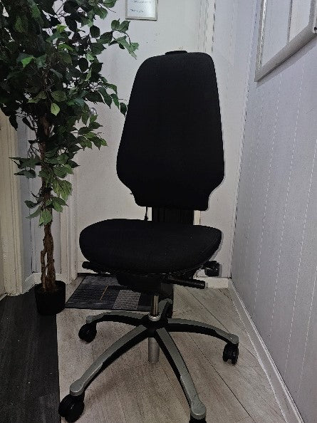 Used Black Admin Task Chair in black by RH Logic
