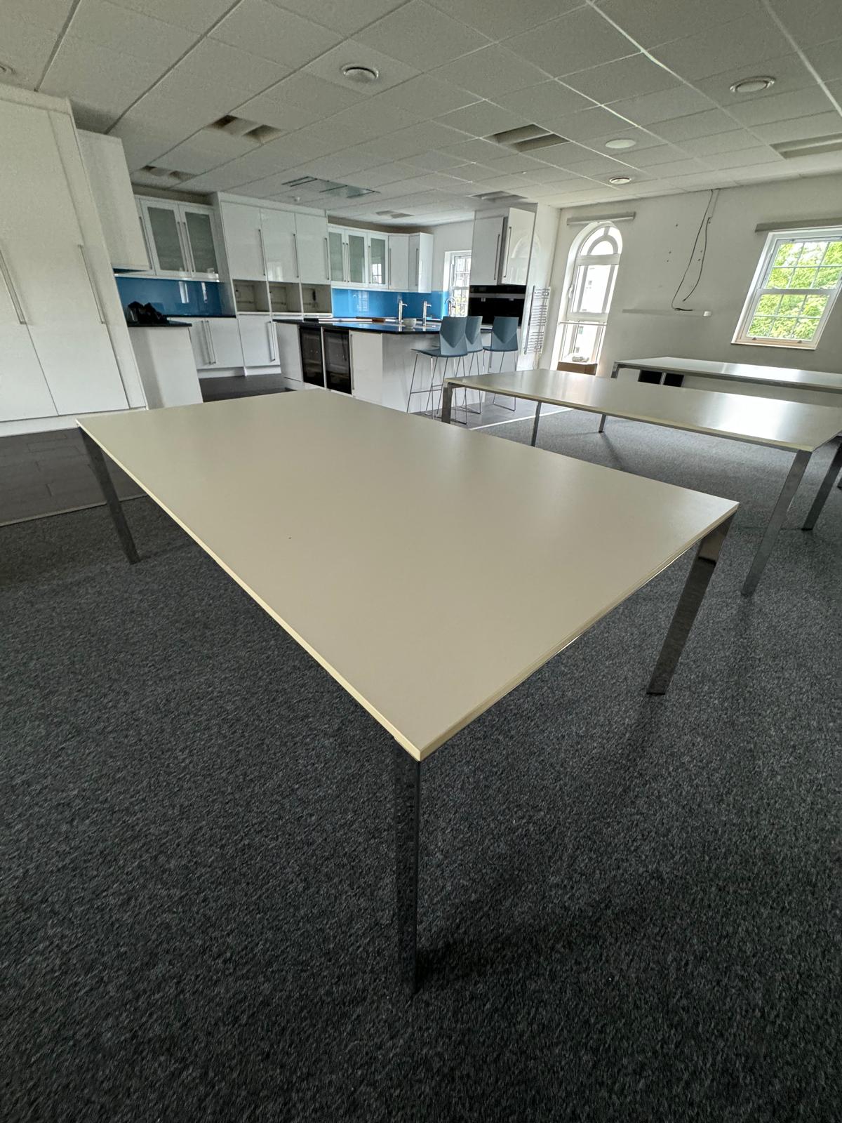 White Dining Room, Canteen Common Room Table