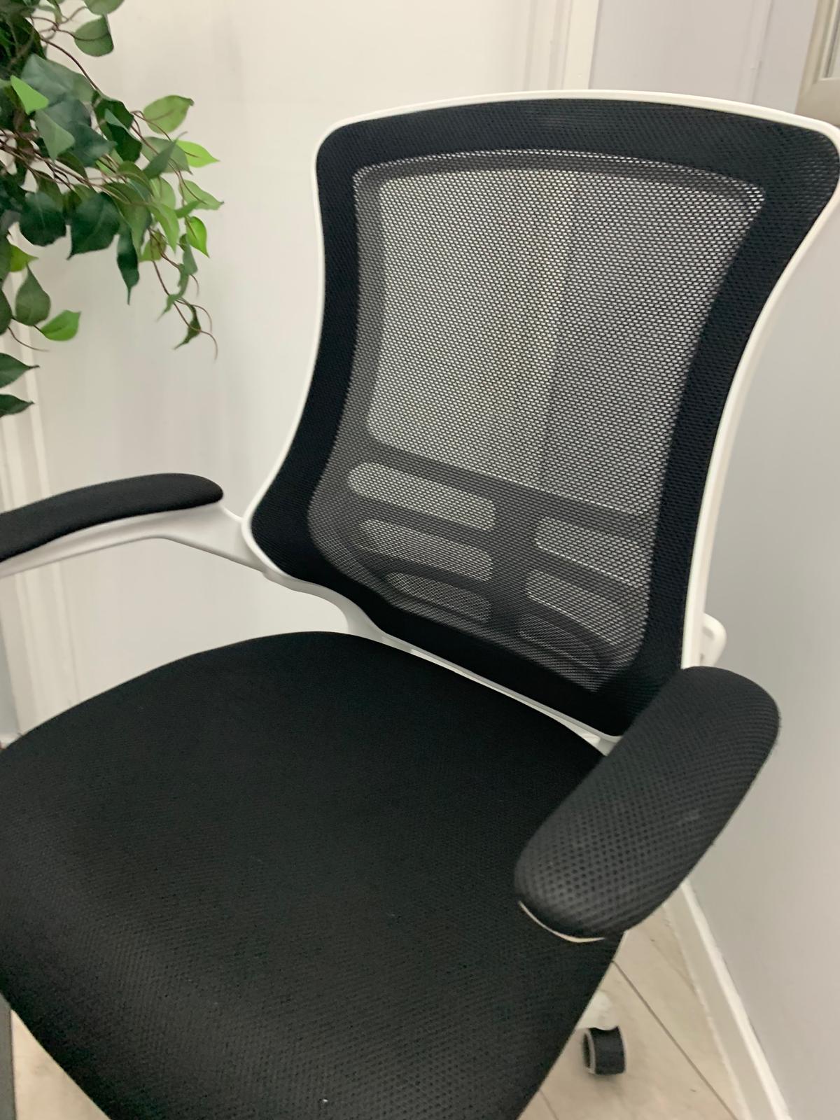 Black white Mesh Back task computer desk study adjustable ergonomic office Chair