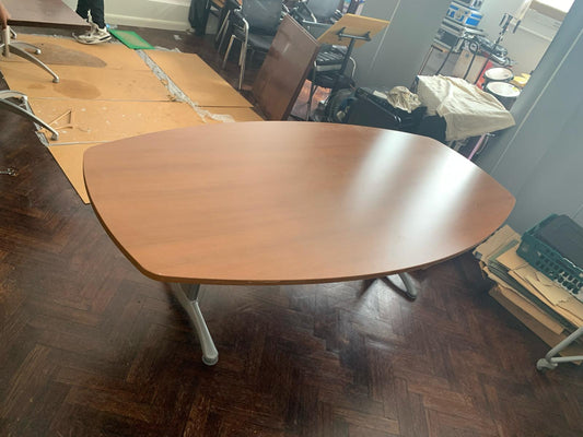Used Boardroom table Light brown - 220cm x 110cm