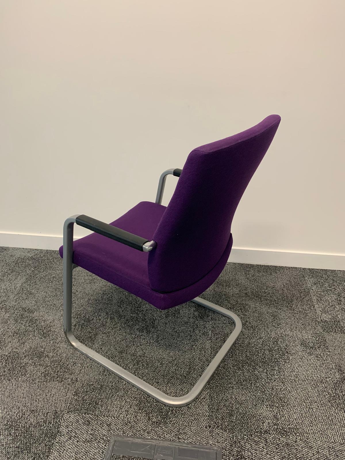 Used Connections Chair meeting office reception purple