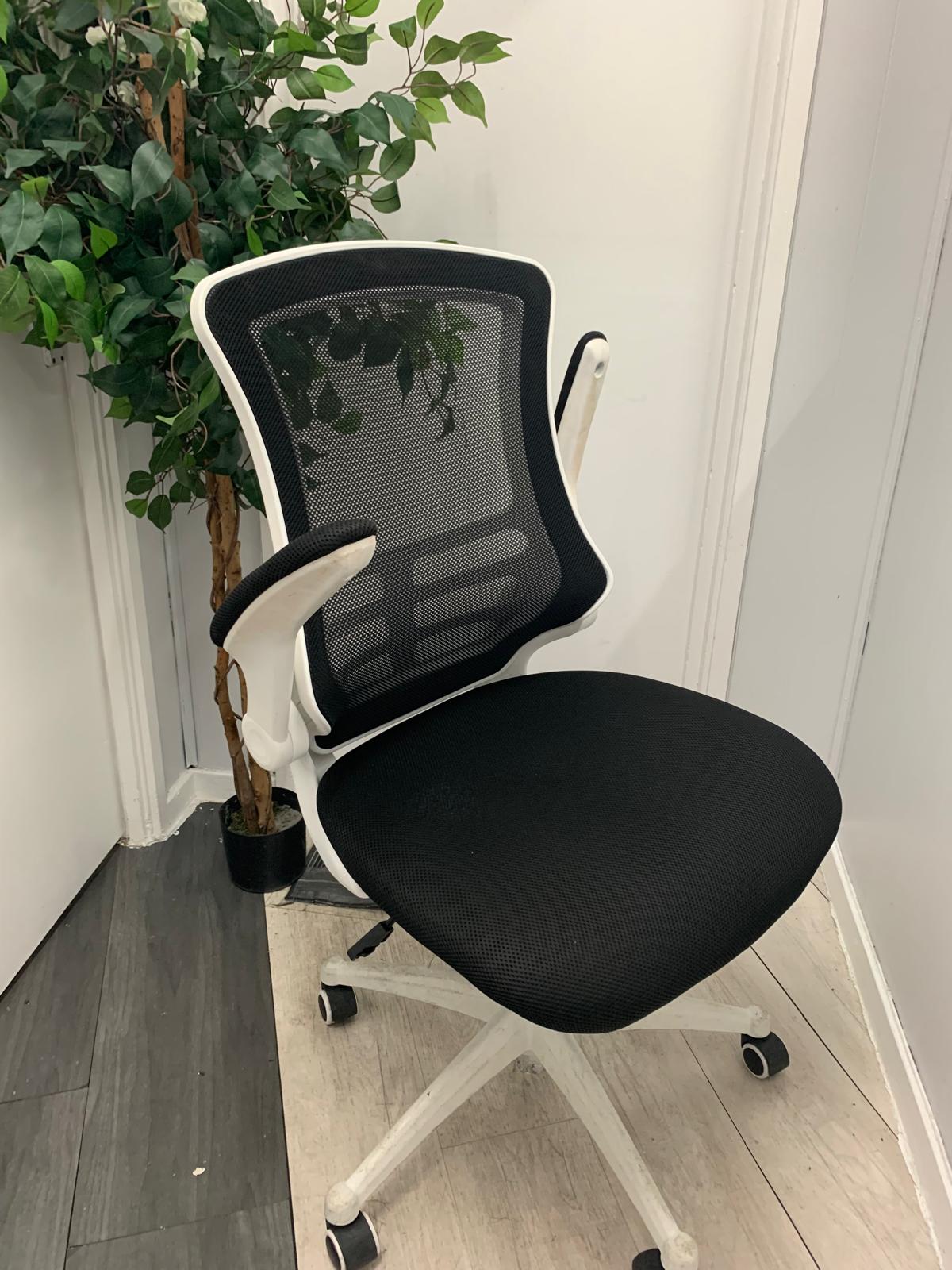 Black white Mesh Back task computer desk study adjustable ergonomic office Chair