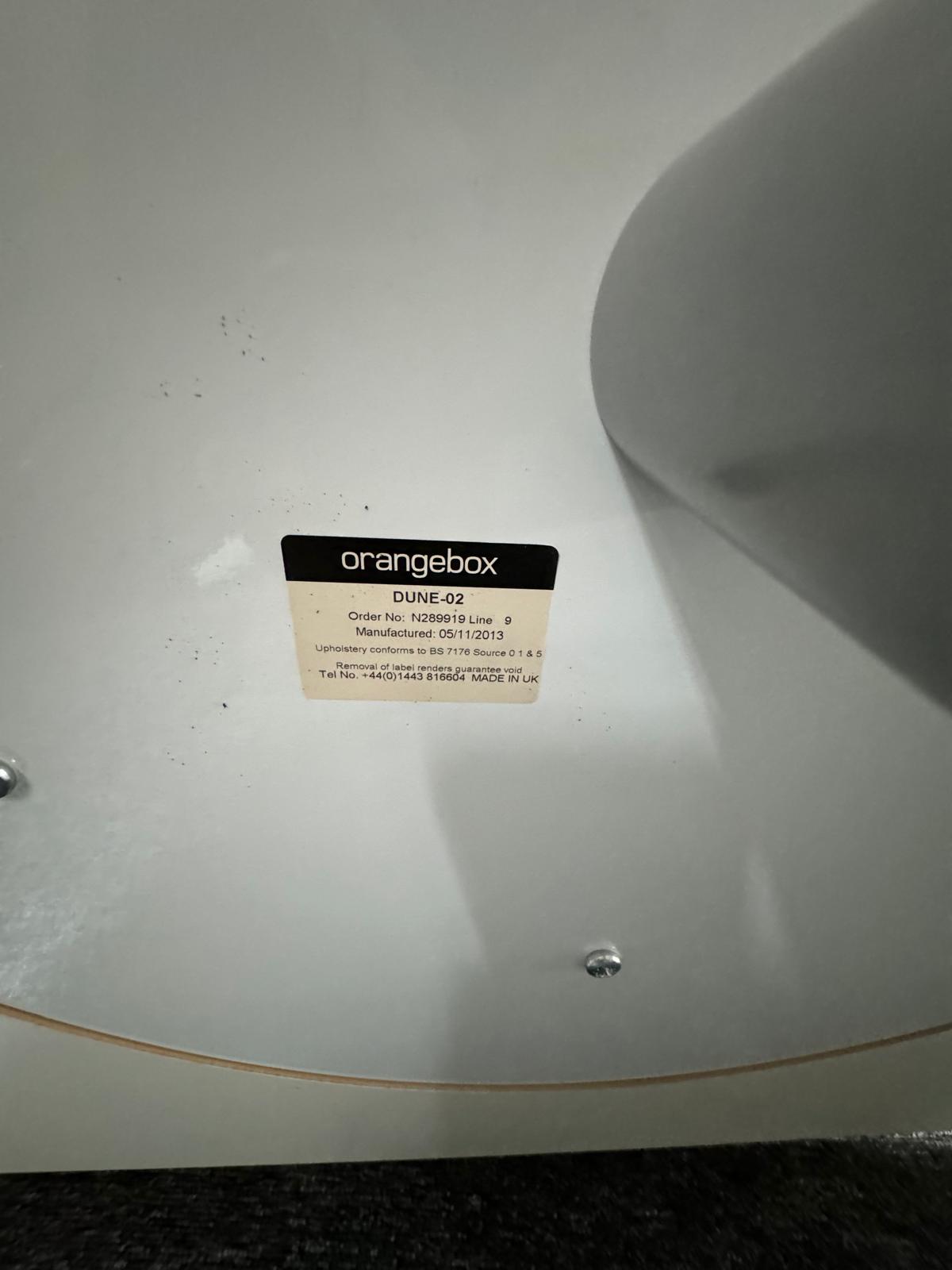 Orangebox low white coffee table
