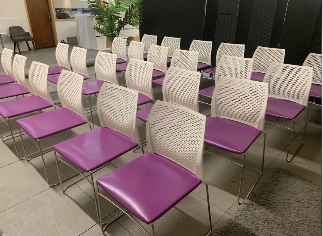 Used Connexions perferated meeting boardroom chair