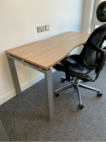 Computer Office Desk in Brown 140cm x 70cm, 80cm