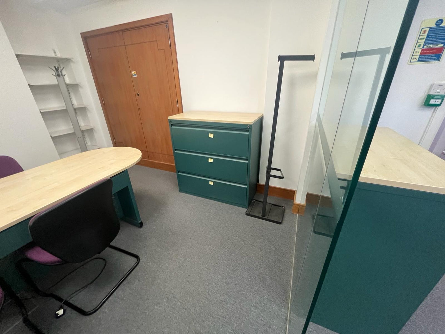 Wood Right Hand Side Office Desk L shape desk 200cm x 160cm x 73cm
