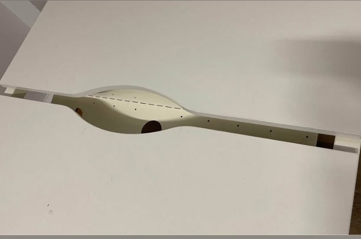 Second hand Office Bench Desks 4 Person 120cm x 73cm per person