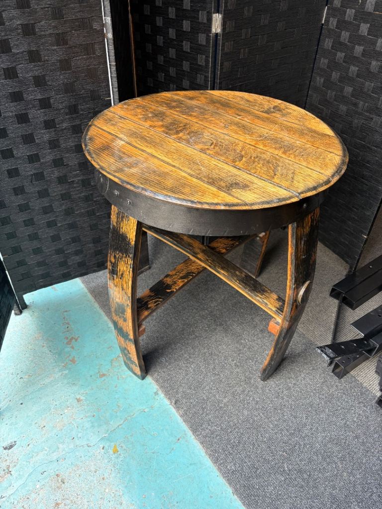 Second hand Rustic Barrel Table