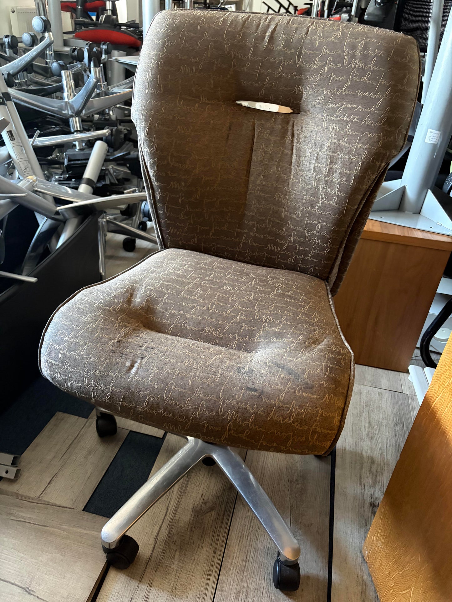 Brandon swivel chair on castors - 2 available
