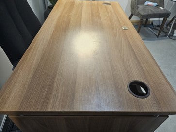 1350mm Light brown Office Computer Desk, Study Workstation 135cm x 80cm