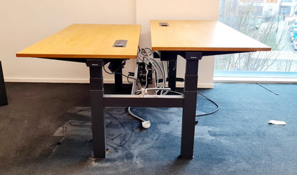 2 Person Electric Sit-Stand Office Desk- W1600 X D800mm