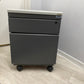2 drawer mobile drawers in dark grey D57CM W42CM