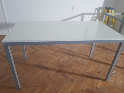 Used Office Breakout Table, White High Table
