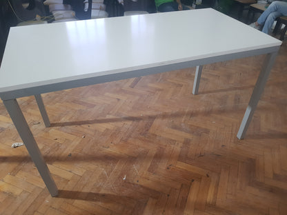 Used Office Breakout Table, White High Table