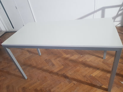 Used Office Breakout Table, White High Table
