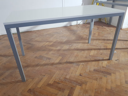 Used Office Breakout Table, White High Table