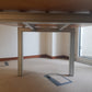 Large Wood Finish circular Office Meeting boardroom conference Table Diameter: 150cm