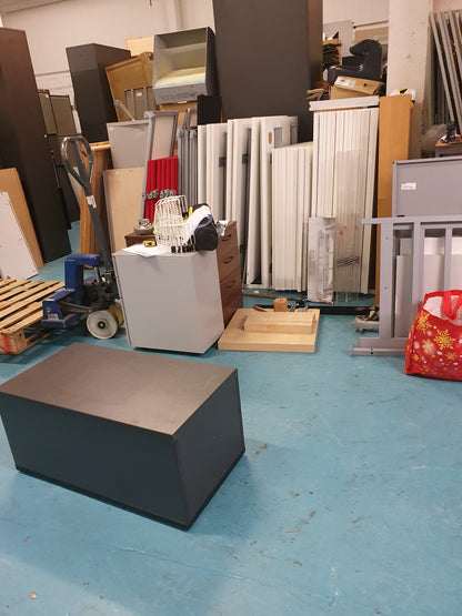 ELAN yew 2-drawer office storage cabinet unit W:42cm H:38cm D:90cm