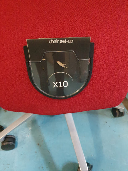 Orangebox Red Used Desk Chair