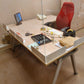 Wood finish L shape Corner Desk 180cm w x 120cm dx 73cm h