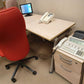 Wood finish L shape Corner Desk 180cm w x 120cm dx 73cm h