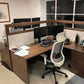 TABLETOP of brown corner desk
