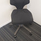 Second Hand Black Task Chair by Giroflex, adjustable swivel chair on castors